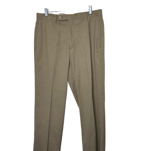 Lauren Ralph Lauren Tan Flat Front Pant Lightweight Men's 32x32 NEW - Picture 4 of 9